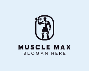 Bodybuilding - Gym Fitness Bodybuilder logo design