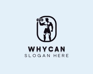 Weightloss - Gym Fitness Bodybuilder logo design