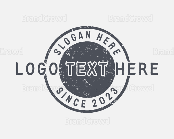 Rustic Simple Brand Logo