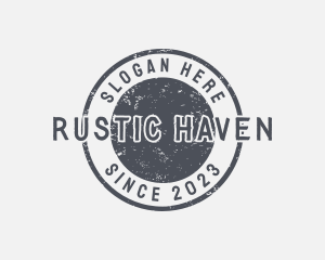 Rustic Simple Brand logo design