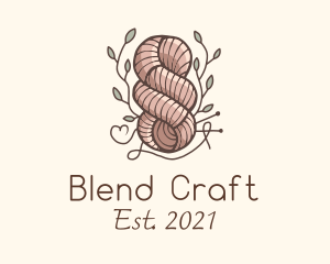 Interweave - Leaf Thread Knot logo design