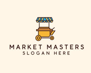 Market Food Cart logo design