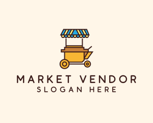 Vendor - Market Food Cart logo design