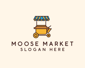 Market Food Cart logo design