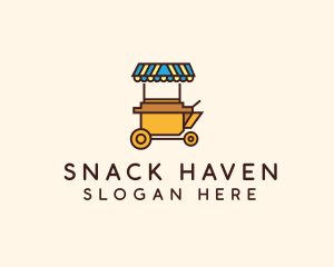 Market Food Cart logo design