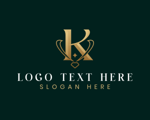 Elegant - Jewelry Fashion Letter K logo design