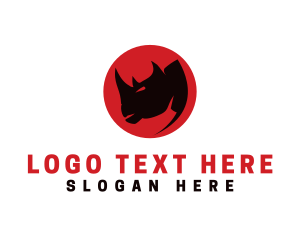 Horns - Wild Rhino Clan logo design