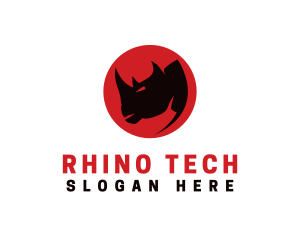 Rhino - Wild Rhino Clan logo design