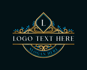 Leaves - Crest Leaves Decorative logo design