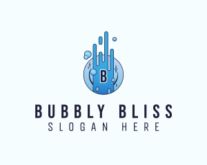 Dishwashing Plate Cleaning logo design