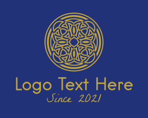 Minimalist - Bronze Moroccan Centerpiece logo design