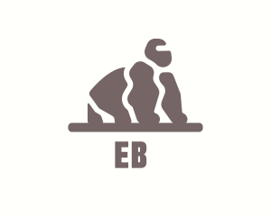 Concrete - Stone Rock Gorilla logo design