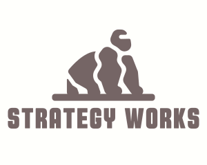 Stone Rock Gorilla logo design