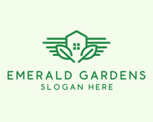 Minimalist Garden House  logo design