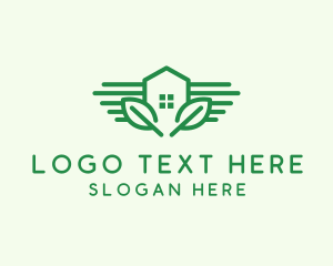 Rental - Minimalist Garden House logo design