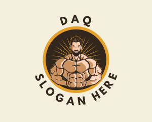 Training - Gold Body Building Gym logo design