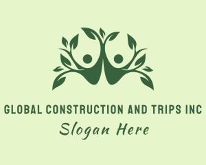 Green - Human Tree Foundation logo design