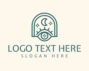 Mystical - Mystical Moon Eye logo design