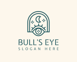 Mystical Moon Eye logo design