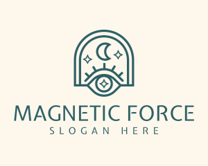 Mystical Moon Eye logo design