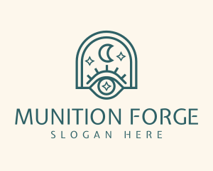 Mystical Moon Eye logo design