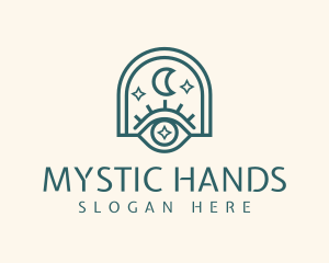 Mystical Moon Eye logo design