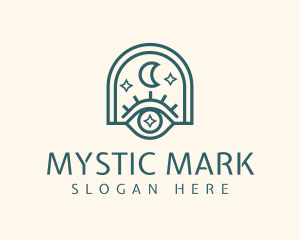 Mystical Moon Eye logo design