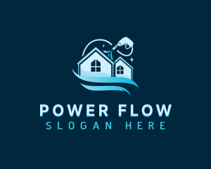 Power Washing Sanitation logo design