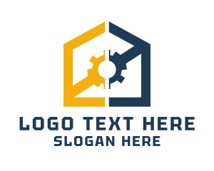 Hardware - Industrial Contractor Builder logo design