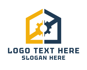 Cog - Industrial Contractor Builder logo design