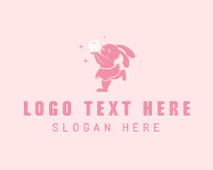 Tooth - Sparkling Bunny Tooth logo design