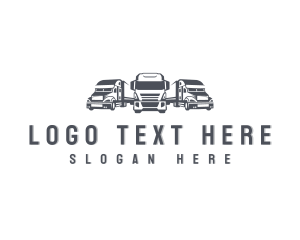 Cargo Trucking Delivery logo design