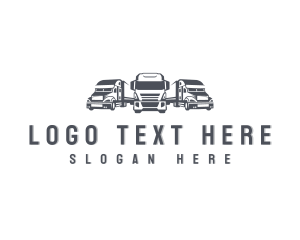 Shipping - Cargo Trucking Delivery logo design