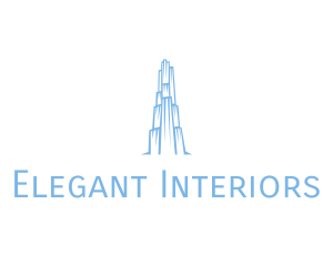 Ice Building Structure logo design