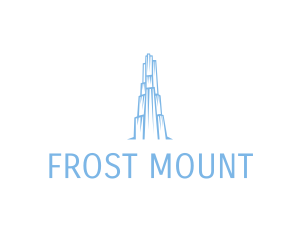 Ice Building Structure logo design