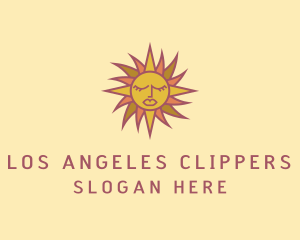 Summer Solar Sun Logo