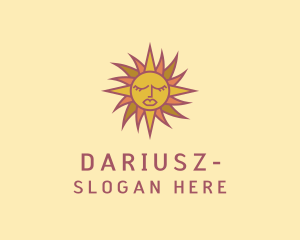 Summer Solar Sun Logo