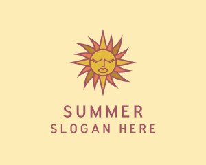 Summer Solar Sun logo design