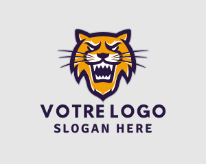 Gamer Lion Animal Logo