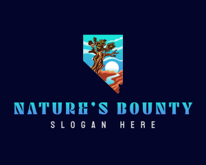 Nevada Nature Landscape logo design