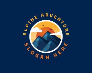 Alpine - Alpine Mountain Peak logo design