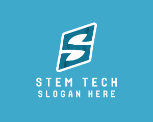 Tech Gaming Letter S logo design