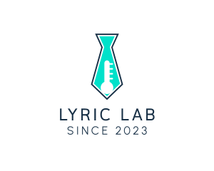 Necktie Laboratory Tube  logo design