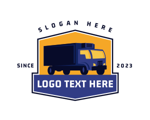 Trucking - Logistics Truck Delivery logo design