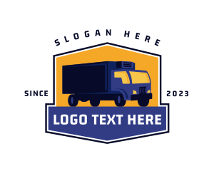 Shipping - Logistics Truck Delivery logo design