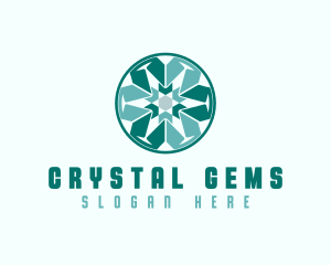 Home Decor Crystal Boutique logo design