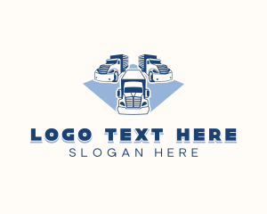 Delivery - Logistics Delivery Truck logo design