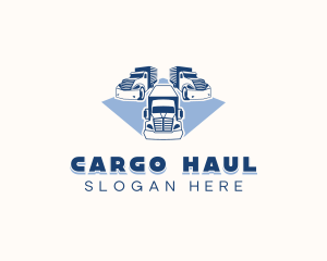 Logistics Delivery Truck logo design