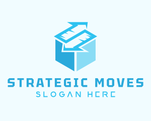 Box Arrow Forwarding logo design