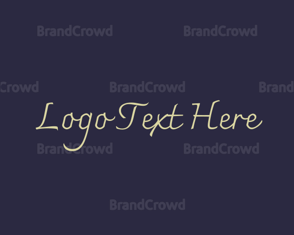 Elegant Cursive Business Logo